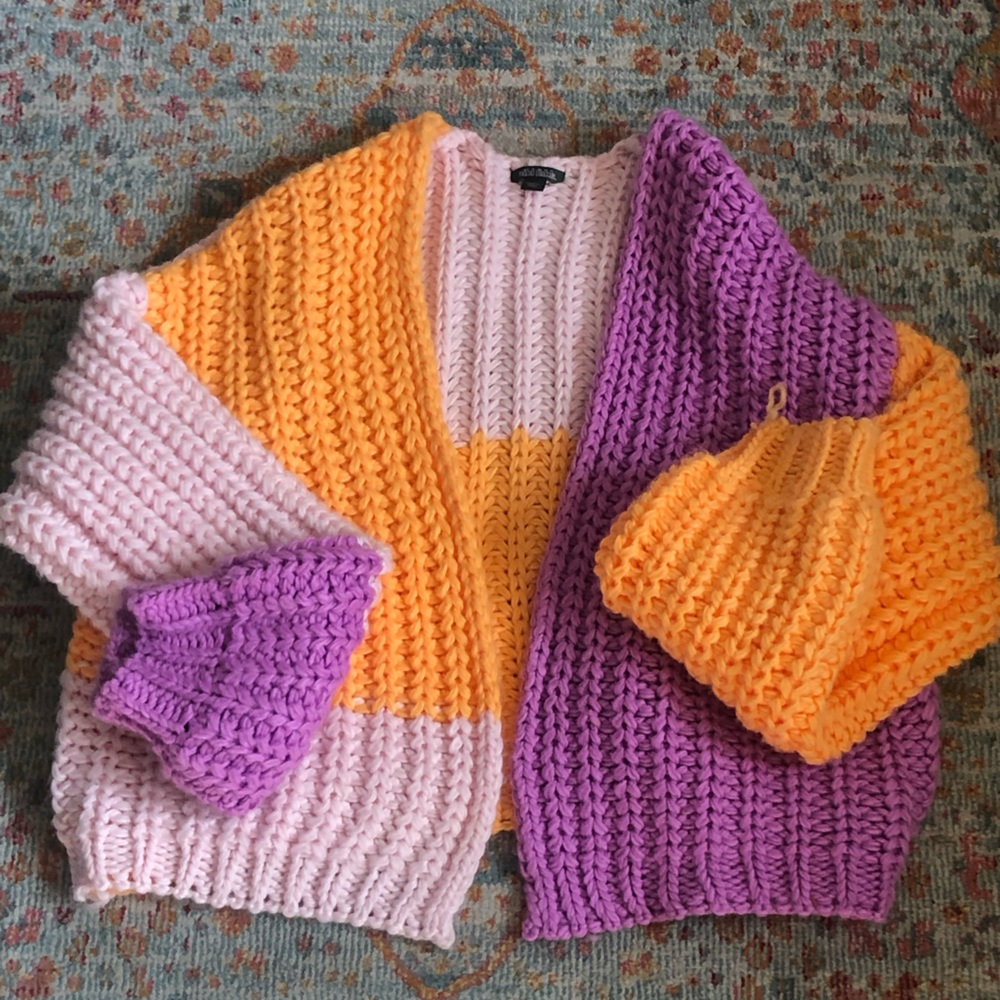 Multi Color Chunky Sweater